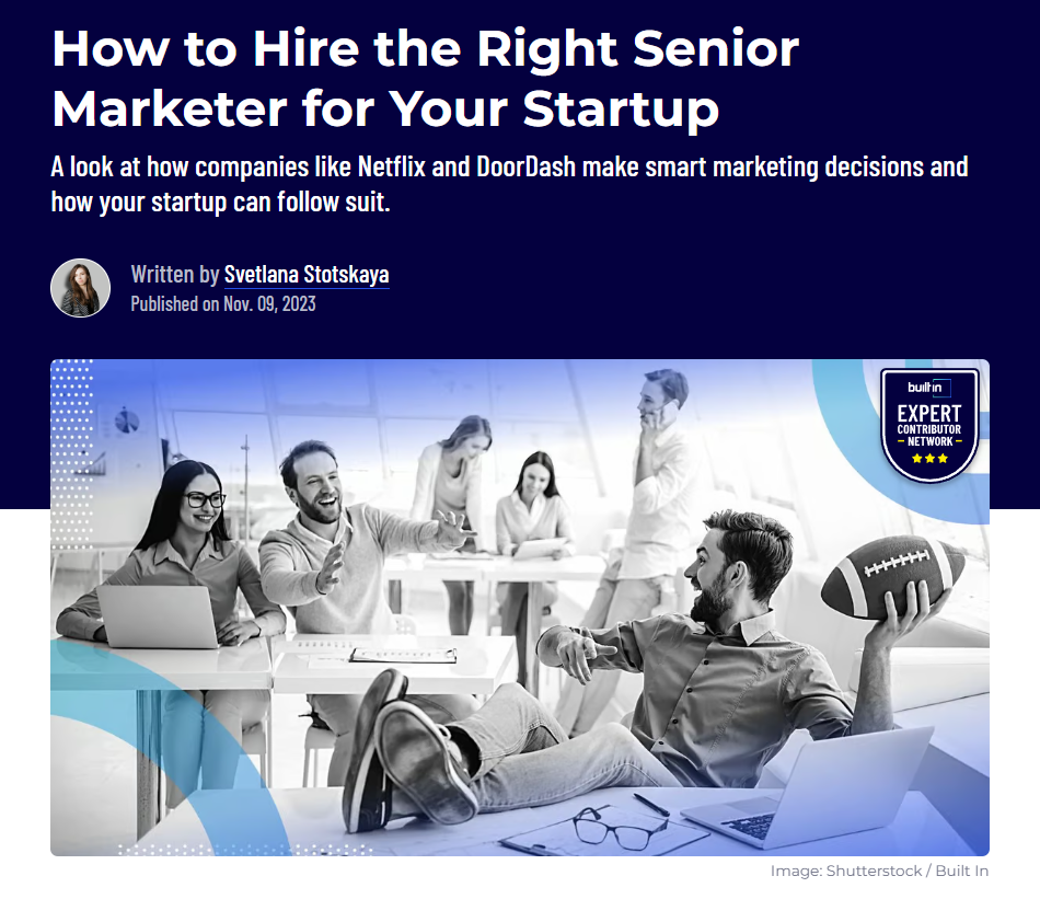 How to Hire the Right Senior Marketer article cover